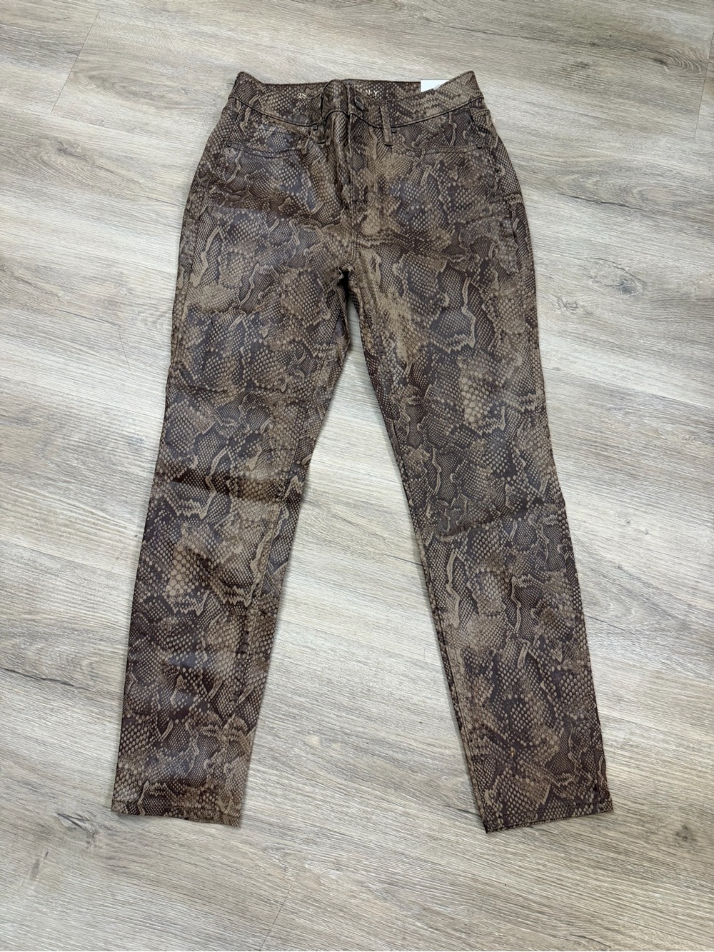 New White House Black Market Snakeskin High Rise Skinny Jeans Women’s 2S 0035